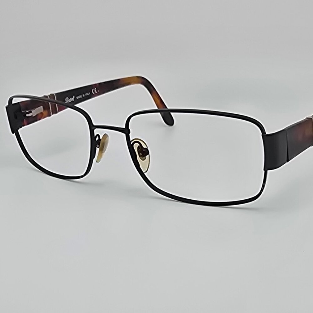 *SOLD* Persol 2309-V 594 Matte Black Dark Tortoise Eyeglasses Frame w/ Flexhinge